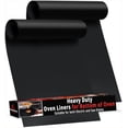 thumbnail image 1 of Large Thick Heavy Duty 2 Pack Non Stick Oven Liners Mat, 17"x 25", for bottom of Electric Oven Gas Oven Microwave Charcoal or Gas Grills, 1 of 8