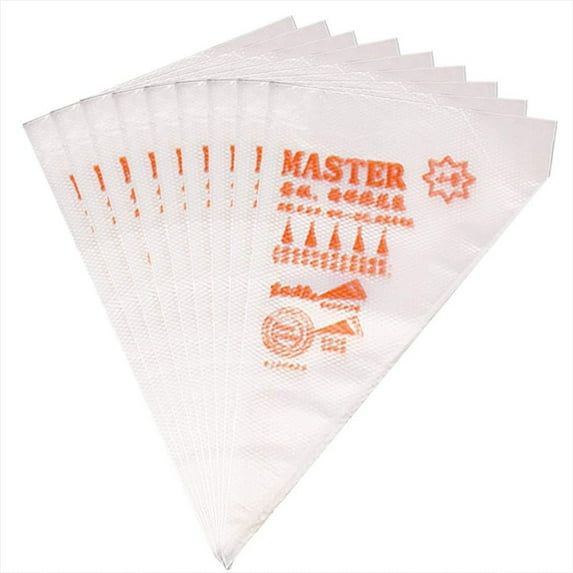 Large Thickened 100Pcs Disposable Tipless Piping Bags and Bag Icing Bags for Cookies Decorating Cupcake (S)