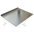 thumbnail image 1 of Large Thickened Stainless Steel Chopping Board, Multipurpose Cutting Kneading Rolling Dough Board for Kitchen, 1 of 2