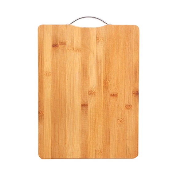 Large Thickened Wood Kitchen Cutting Board with Handles & Non-Slip Feet | Multipurpose Chopping Board for Meat, Fruit, Vegetables & Serving | 1 Piece | 40x30cm