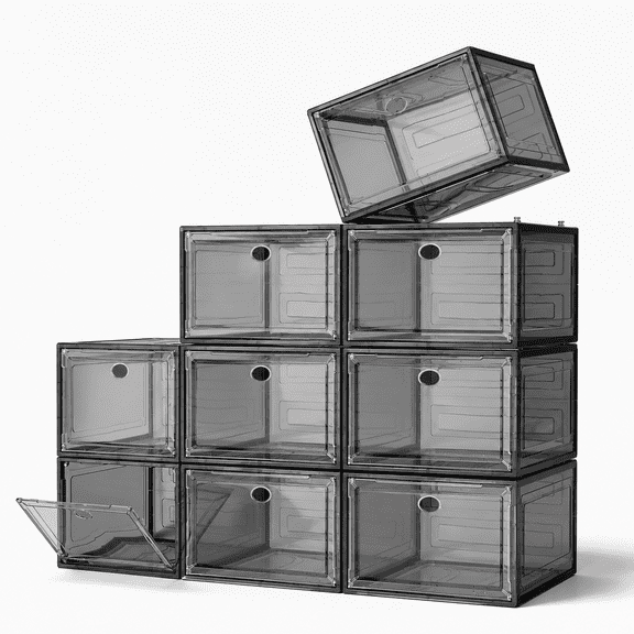 Large Thickr Shoe Organizer Ic Door Stackable Storbox