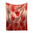 Large Throw Blankets for Couch Twin Throw Handprint Blanket Autumn