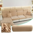 thumbnail image 1 of Large Throw Pillow Covers Hwkond Universal Leather Covered Sofa 2022, Wear-resistant, Highly Elastic, Non Slippery, Elastic Fiber, Universal Protection Furniture,(Up to 25% Off)Khaki, 1 of 6