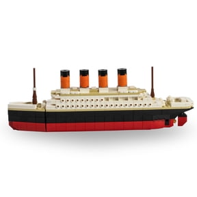 Brick Loot Titanic Ship Building Set 390 Pieces Compatible with Major Brands STEM and History Toy