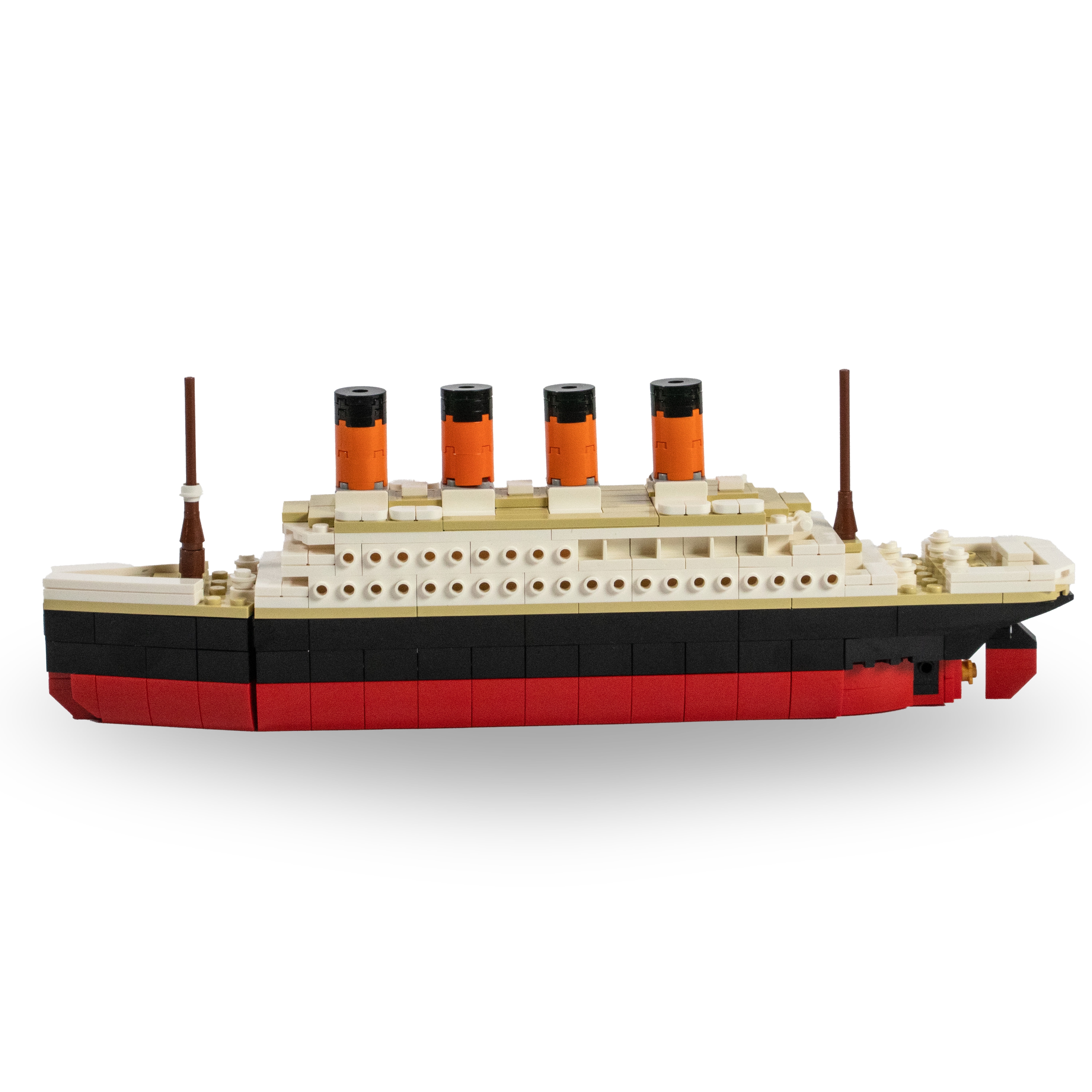 Brick Loot Titanic Ship Building Set - 390 Pieces, Compatible with Major Brands, STEM and History Toy