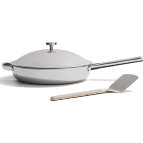 Large Titanium Always Pan Pro | 12.5" PFAS-Free Nonstick Frying Pan with Spatula | Chef-Grade Tri-Ply Stainless Steel & Aluminum Build | Induction & Oven-Safe up to 1000F | Chrome