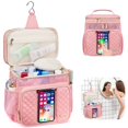 thumbnail image 1 of Large Toiletry Bag for Women Men,Bathroom Bag,Water Resistant Portable Shower Caddy for College Dorm,Hanging Toiletry Bags for Traveling,Gym Camping Cruise Ship Travel Essentials Shower Bag, 1 of 5