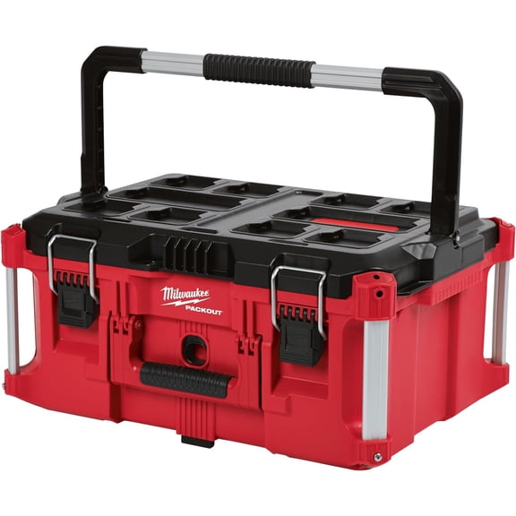 Large Tool Box, Red, Packout System, Heavy-Duty Storage for Tools and Equipment