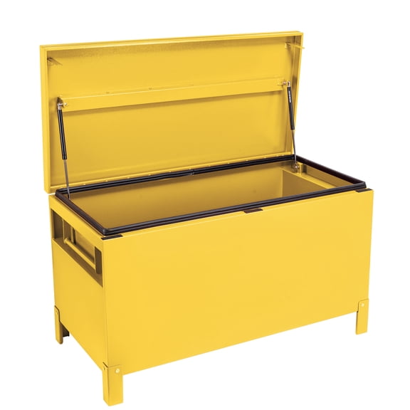Large Tool Box Truck Bed Toolboxes Aluminum Heavy Duty Waterproof Free Assemble Tool Organizer Chest Cabinet Toolbox with Side Handles for Pick Up Trucks RV Trailer