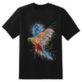 thumbnail image 1 of Large Tops For Men GraphicBird (28) Printed Tees Summer Everyday Short-Sleeved T Shirts Black or White XS-5XL, 1 of 1