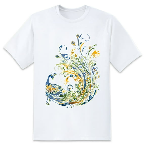 Large Tops For Men GraphicBird (65) Printed Tees Summer Everyday Short-Sleeved T Shirts Black or White XS-5XL
