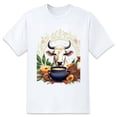 thumbnail image 1 of Large Tops For Men GraphicCow (14) Printed Tees Summer Everyday Short-Sleeved T Shirts Black or White XS-5XL, 1 of 1