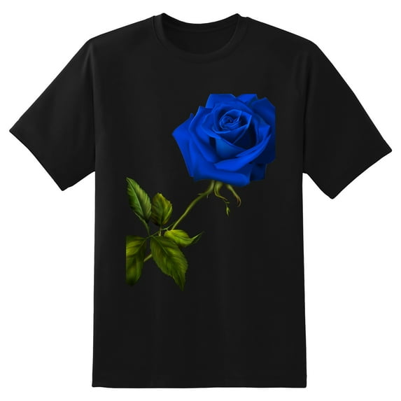 Large Tops For Men GraphicFlowers (21) Printed Tees Summer Everyday Short-Sleeved T Shirts Black or White XS-5XL
