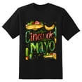 thumbnail image 1 of Large Tops For Men GraphicFlowers (34) Printed Tees Summer Everyday Short-Sleeved T Shirts Black or White XS-5XL, 1 of 1