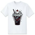 thumbnail image 1 of Large Tops For Men GraphicMonster (2) Printed Tees Summer Everyday Short-Sleeved T Shirts Black or White XS-5XL, 1 of 1