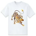 thumbnail image 1 of Large Tops For Men GraphicPainting (2) Printed Tees Summer Everyday Short-Sleeved T Shirts Black or White XS-5XL, 1 of 1