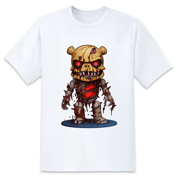 Large Tops For Men GraphicSkull Printed Tees Summer Everyday Short-Sleeved T Shirts Black or White XS-5XL