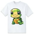 thumbnail image 1 of Large Tops For Men GraphicTurtle Printed Tees Summer Everyday Short-Sleeved T Shirts Black or White XS-5XL, 1 of 1