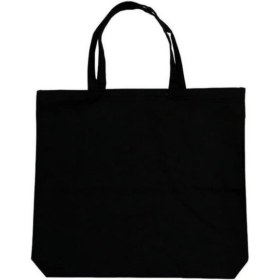 Large Tote 18"X16"X3"-Black