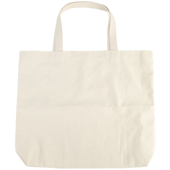 Canvas Tote Bag - Large, 16" x 18" x 3"