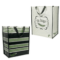 thumbnail image 1 of Large Tote Bag Eco Friendly Shopping Reusable Foldable Webbed Handles Water Resistant 2 Pack Exultimate, 1 of 6