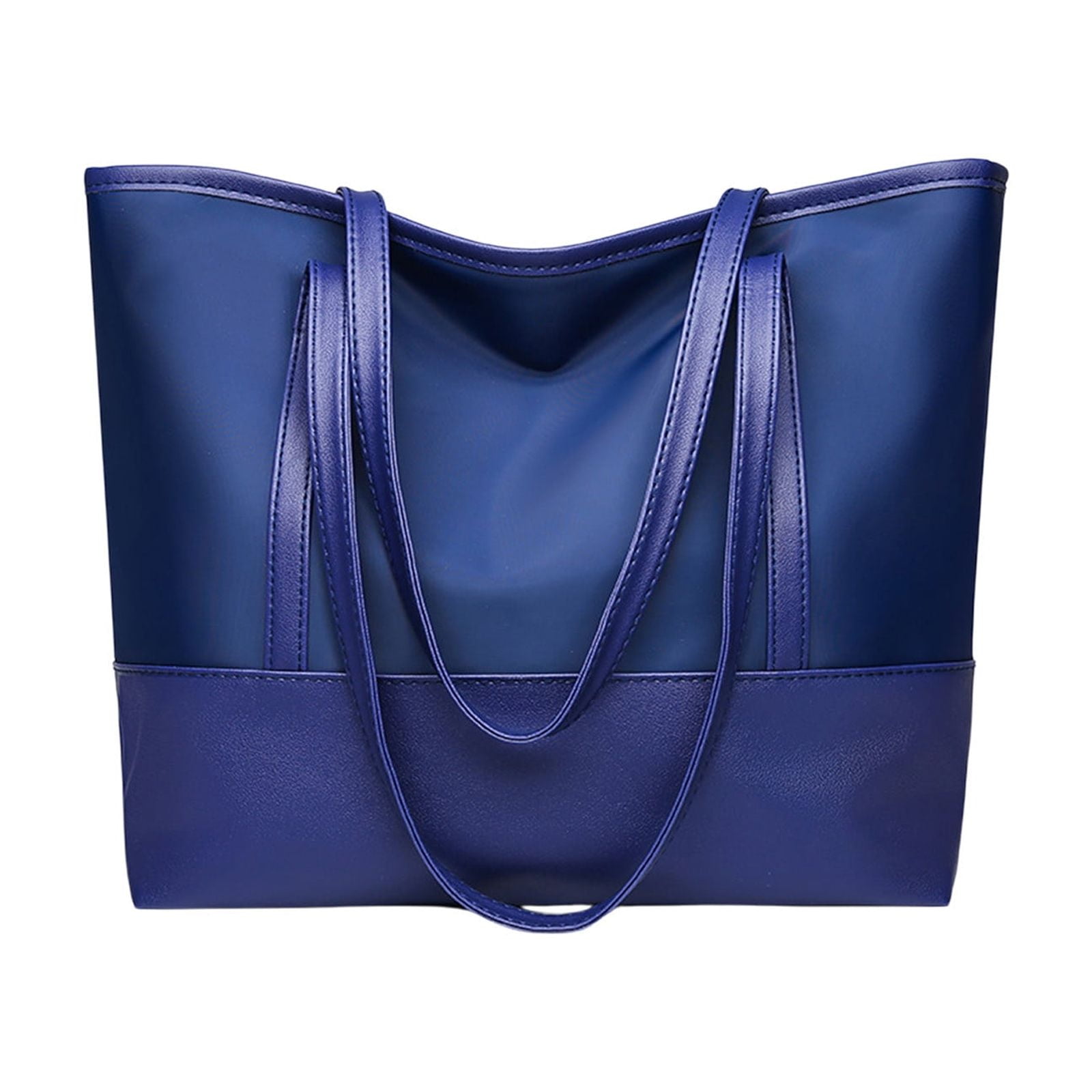 7618 Multi-use Backpack , Vegan Leather Casual Large Work Tote Hobo Lite Vegan Leather Everyday Tote Bag | Hazelnut – Immaculate  main image 4