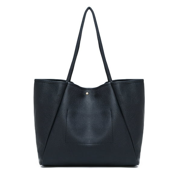 Large Tote Bag for Women Pu Leather Work Bag Shopper Tote Handbag for Office Travel Purse