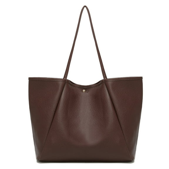Large Tote Bag for Women Pu Leather Work Bag Shopper Tote Handbag for Office Travel Purse