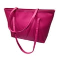 thumbnail image 1 of Large Tote Bag for Women with Zipper Work Leather Travel Purse and Handbags Large Capacity Messenger Handbag Satchel Shoulder Bags Pink, 1 of 5