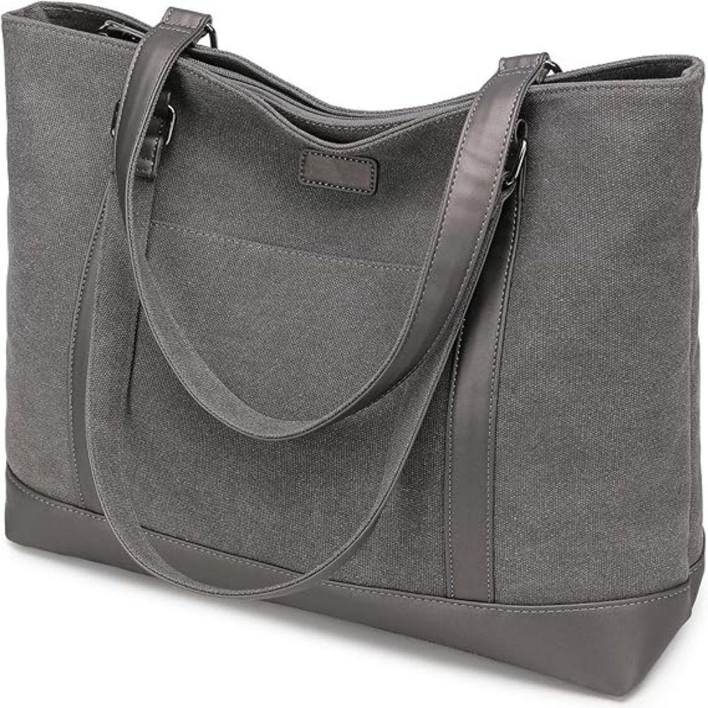 Large Tote Bags for Women 15.6 Inch Laptop Bag Lightweight Canvas