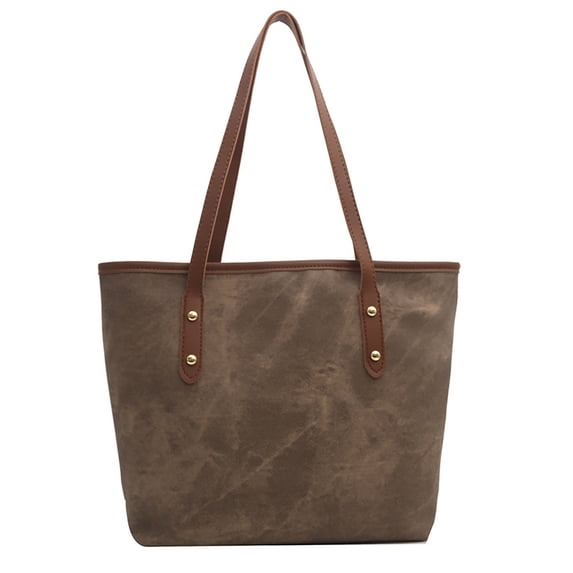 Large Tote Pouch for Women 26.5 in x 26.5 in x 12.5 in Polyester Shoulder Pouch with Zippered Pockets for Work Travel Shopping