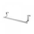 thumbnail image 1 of Large Towel Rack,Stainless Steel Single Rod Towel Rack,Kitchen Free Punch Towel Hanging Rod,Cabinet Door Back Rag Hanging Rack,Silver, 1 of 7