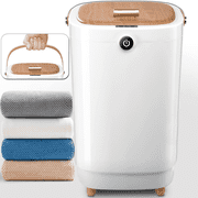 Towel Warmer for Bathroom, 22L Hot Towel Warmer Buckets Fits Up to Three 70"X80" Oversized Bathrobe, Spa Towel Warmers with 4 Timers & Auto Shut Off - Bathrobe,