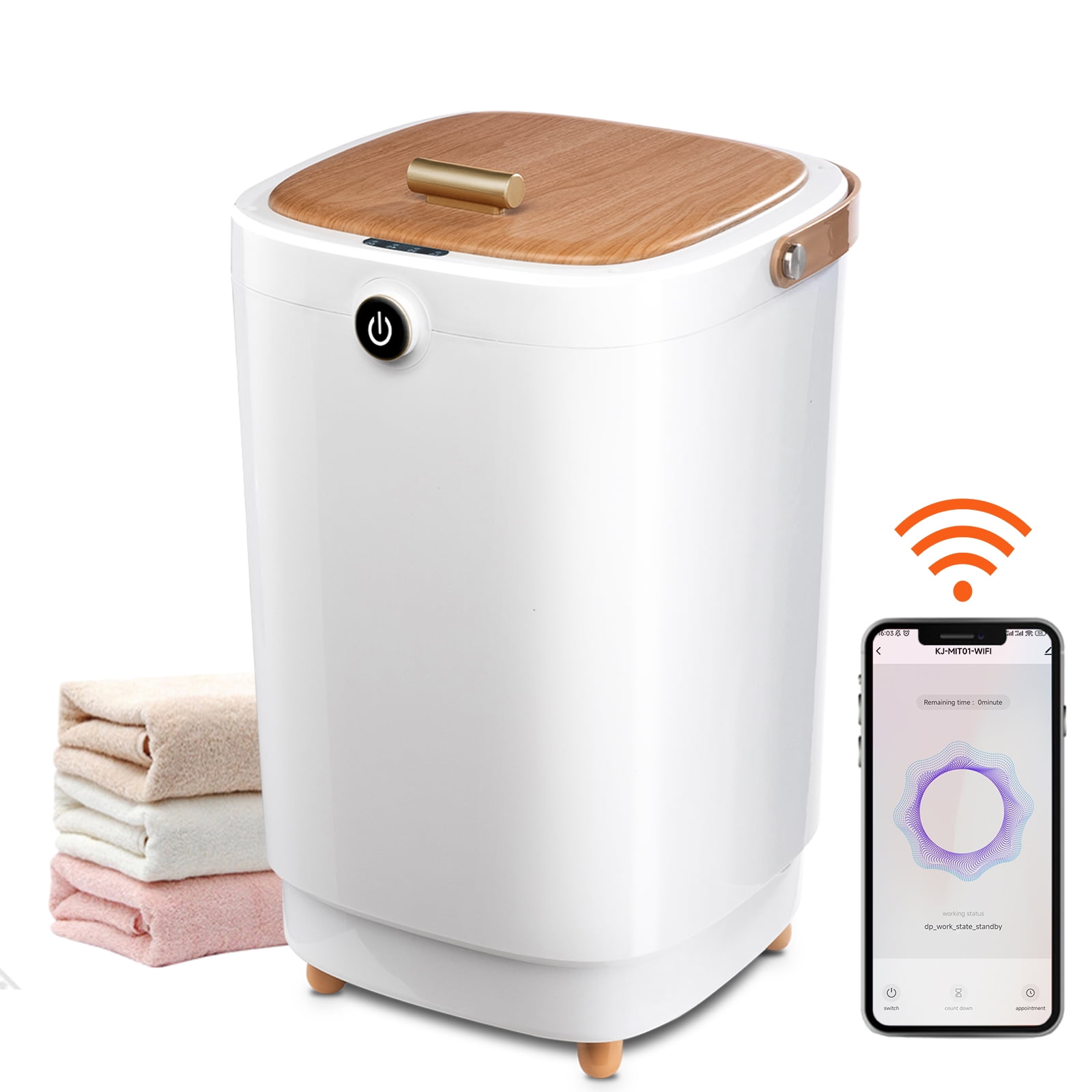 Large Towel Warmer 20L Towel Warmers for Bathroom with WiFi App Control ...