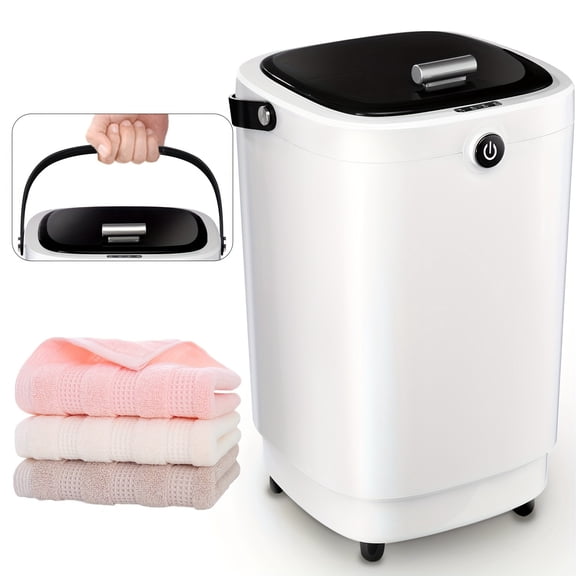 Large Towel Warmers for Bathroom, 5.81gal Hot Towel Warmer Buckets with 15/30/45/60 Timing, Luxury Portable Spa Towel Warmer Fits Up to Three Oversized Towels, Bathrobe, Towel