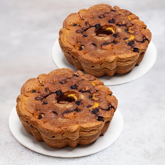 Large Traditional Blueberry Coffee Cake Buy One Get One 1/2 off - 3.1 lbs (2 Cakes)