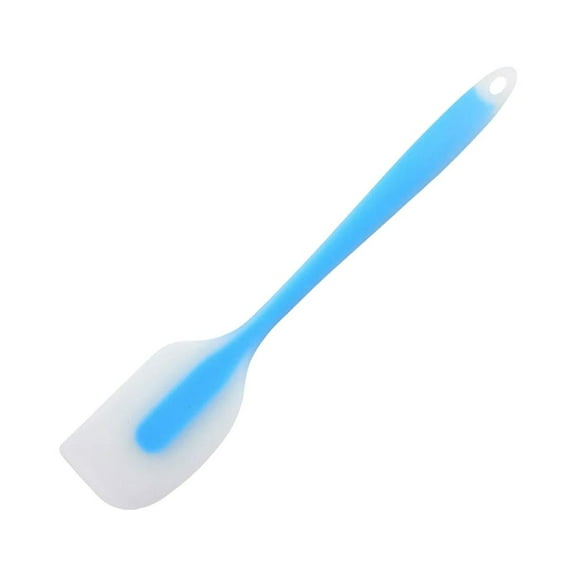 Large Translucent Blue Silicone Spatula for Baking, Cake Frosting & Cream Mixing - Heat-Resistant Kitchen Utensil, 11" Long