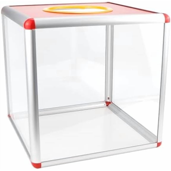 Large Transparent Acrylic Donation Box, Proposal Organiser, Suggestion Box, Donation Ballot Boxes