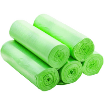 Large Trash Bags Biodegradable Trash Bags 13 Gallon, Eco-Friendly Compostable Garbage Bags For Kitchen & Home，5 Rolls, 100 Pieces Garbage Bags Kitchen Trash Bags