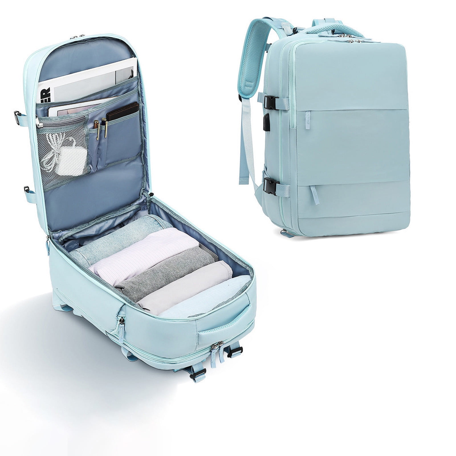 Carry Rucksack Large Travel Backpack Carry On for Women Man Gym Backpack with Laptop ...