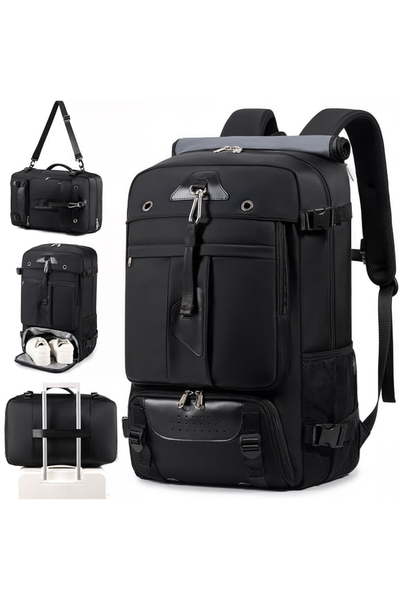 Large Travel Backpack For Women Men Carry On Hiking Waterproof Outdoor Sports Rucksack Casual Daypack Travel Essentials for 15.6 Inch Laptop