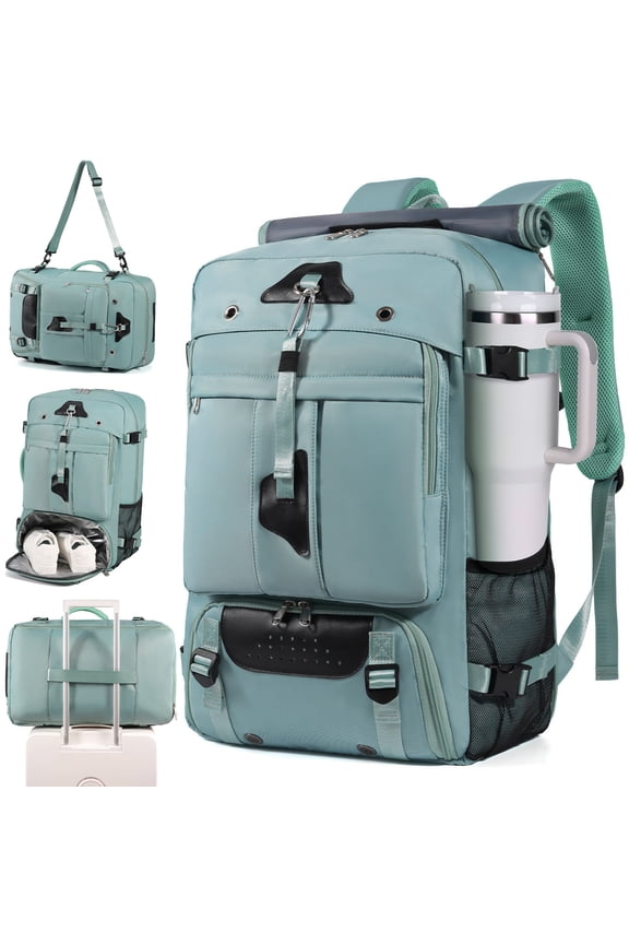 Large Travel Backpack For Women Men Carry On Hiking Waterproof Outdoor Sports Rucksack Casual Daypack Travel Essentials for 15.6 Inch Laptop