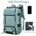 thumbnail image 1 of Large Travel Backpack Water Resistant Laptop Backpack Fits 15.6 Inch Computer with Shoe Compartment Airline Carry On Approved for Business,Outdoor Camping,Hiking,Commuting, 1 of 5