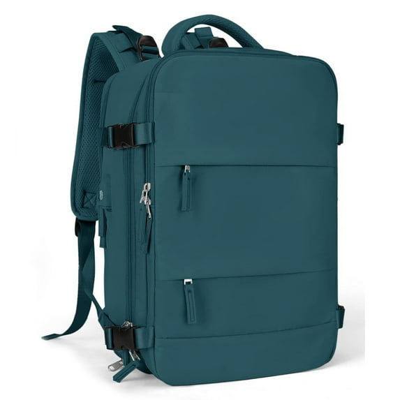 Large Travel Backpack Women, Carry On Backpack,Hiking Backpack Waterproof Outdoor Sports Rucksack Casual Daypack School Bag Fit 14 Inch Laptop with USB Charging Port Light Purple