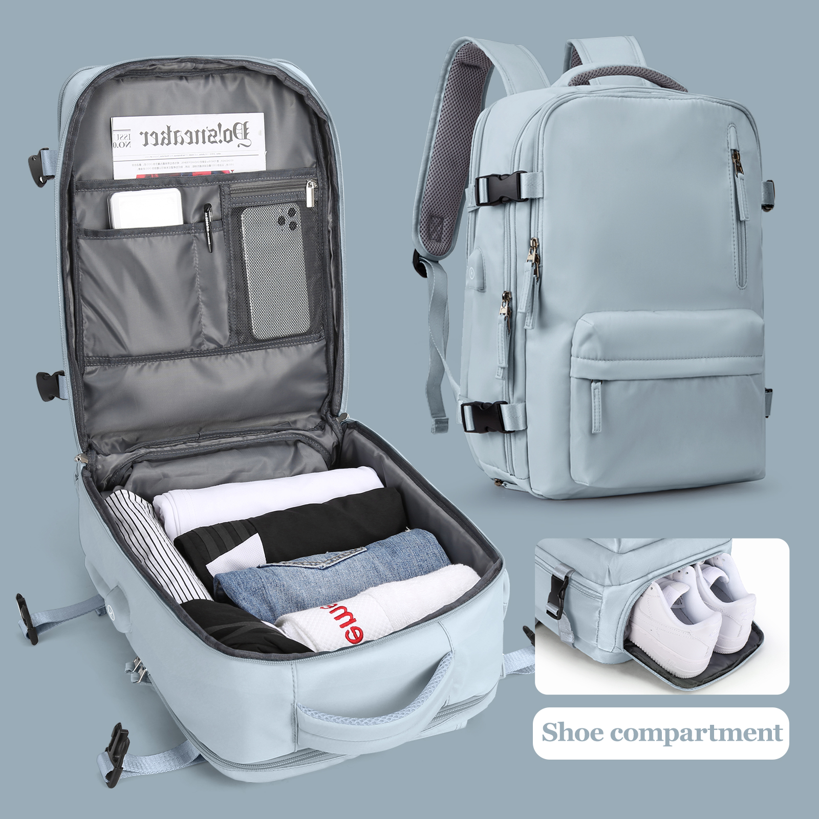 Large Travel Backpack Women, Carry On Backpack,Hiking Backpack