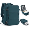 thumbnail image 1 of Large Travel Backpack for Women Men Airplane Approved, Carry on Backpack for Men Personal Item Travel Bag Carry on Flight, Waterproof Laptop Backpack Casual Daypack for Hiking with Shoes Compartment, 1 of 10