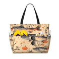 thumbnail image 1 of Large Travel Bag Waterproof Beach Bag Lightweight Oversized Tote For The Pool, Gym, Or Overnight Trips, Foldable Carryall The Fish In The Sea, 1 of 7
