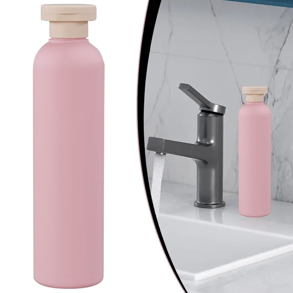 Large Travel Bottles for Toiletries,Leak Proof Plastic Travel Squeeze Bottles Refillable Toiletry Containers with Flip Caps (260ml)