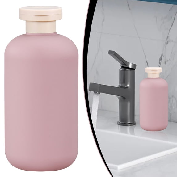 Large Travel Bottles for Toiletries,Leak Proof Plastic Travel Squeeze Bottles Refillable Toiletry Containers with Flip Caps (300ml)