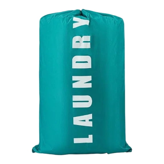 Large Travel Laundry Bag, Dirty Clothes Organizer, Waterproof Storage Sack For Multiple Loads, Easy Fit Hamper Basket (A)